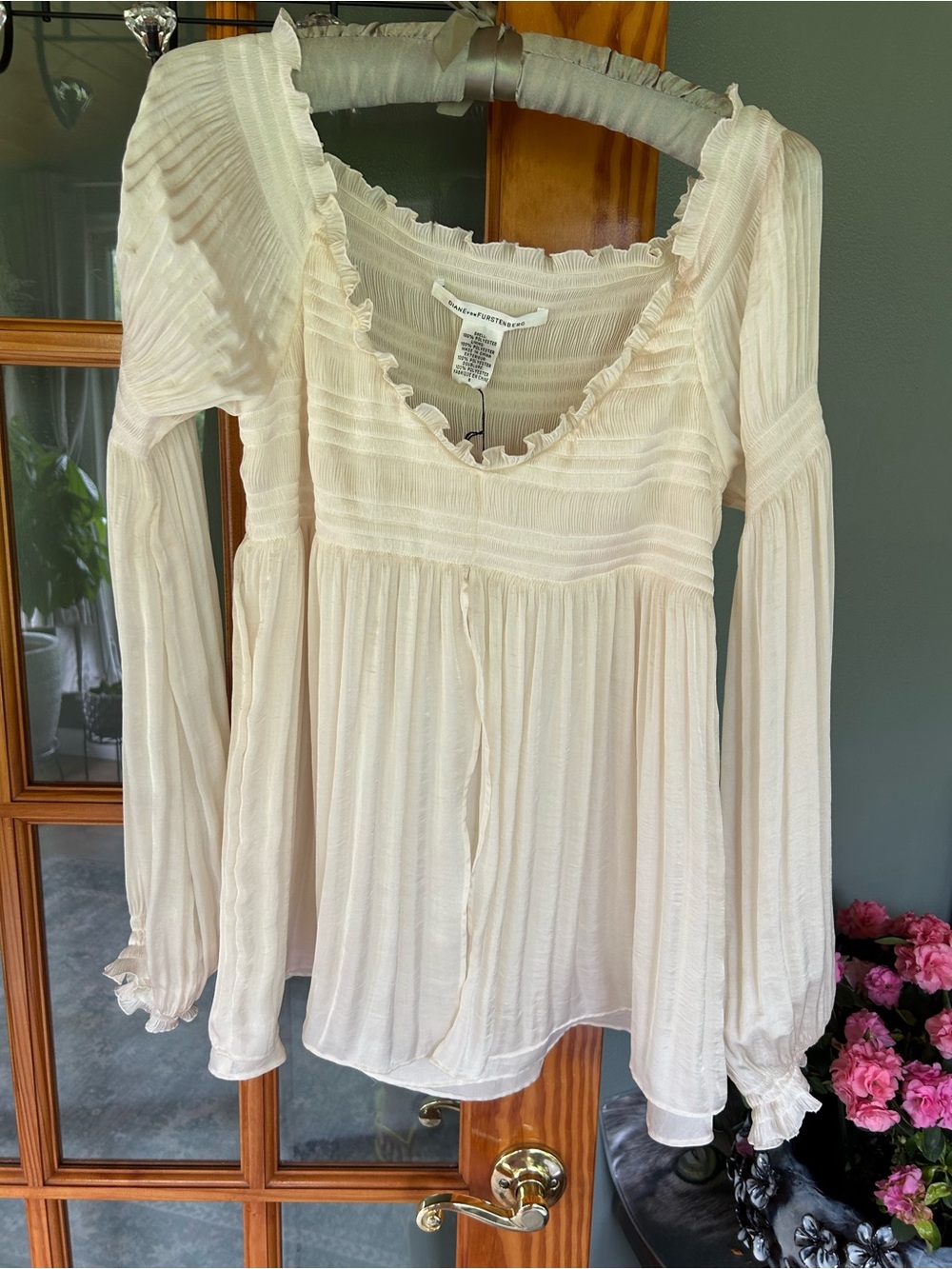 Diane Von Furstenburg Blouse w Tags